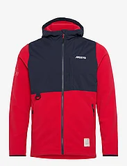 Musto - M MUSTO 64 PT FLEECE HOODIE - mid layer jackets - true red - 0