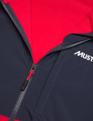 Musto - M MUSTO 64 PT FLEECE HOODIE - mid layer jackets - true red - 2