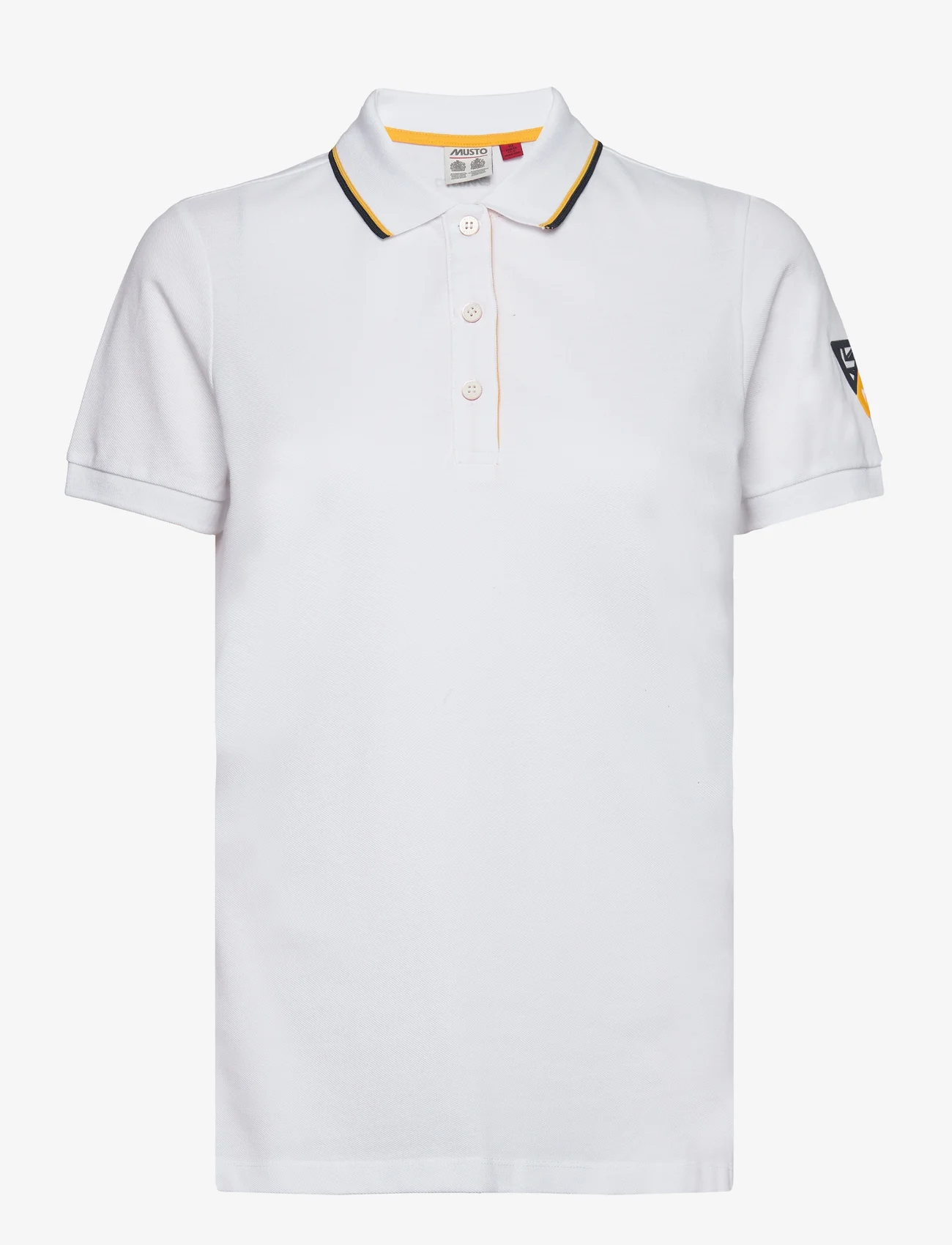 Musto - W MUSTO POLO 2.0 - t-shirts & tops - white - 0