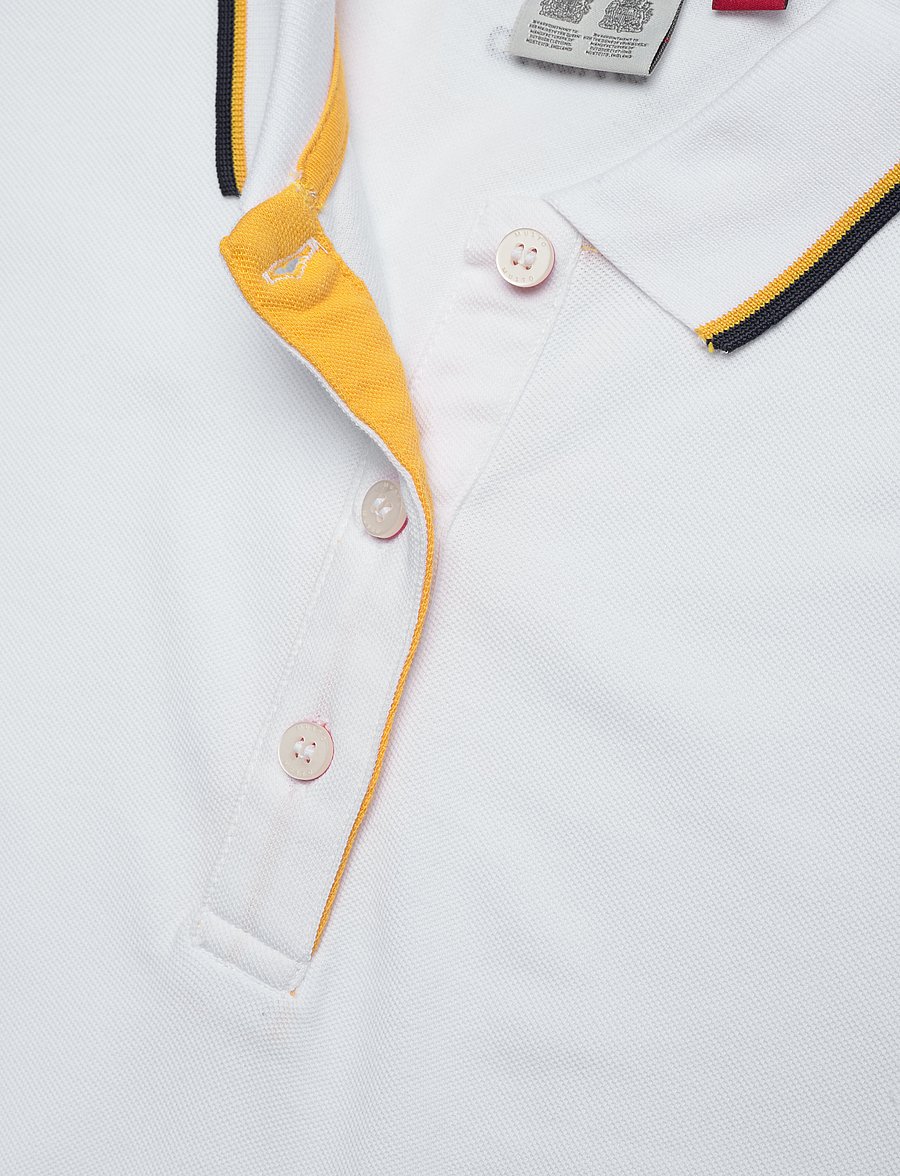 Musto - W MUSTO POLO 2.0 - toppe & t-shirts - white - 2