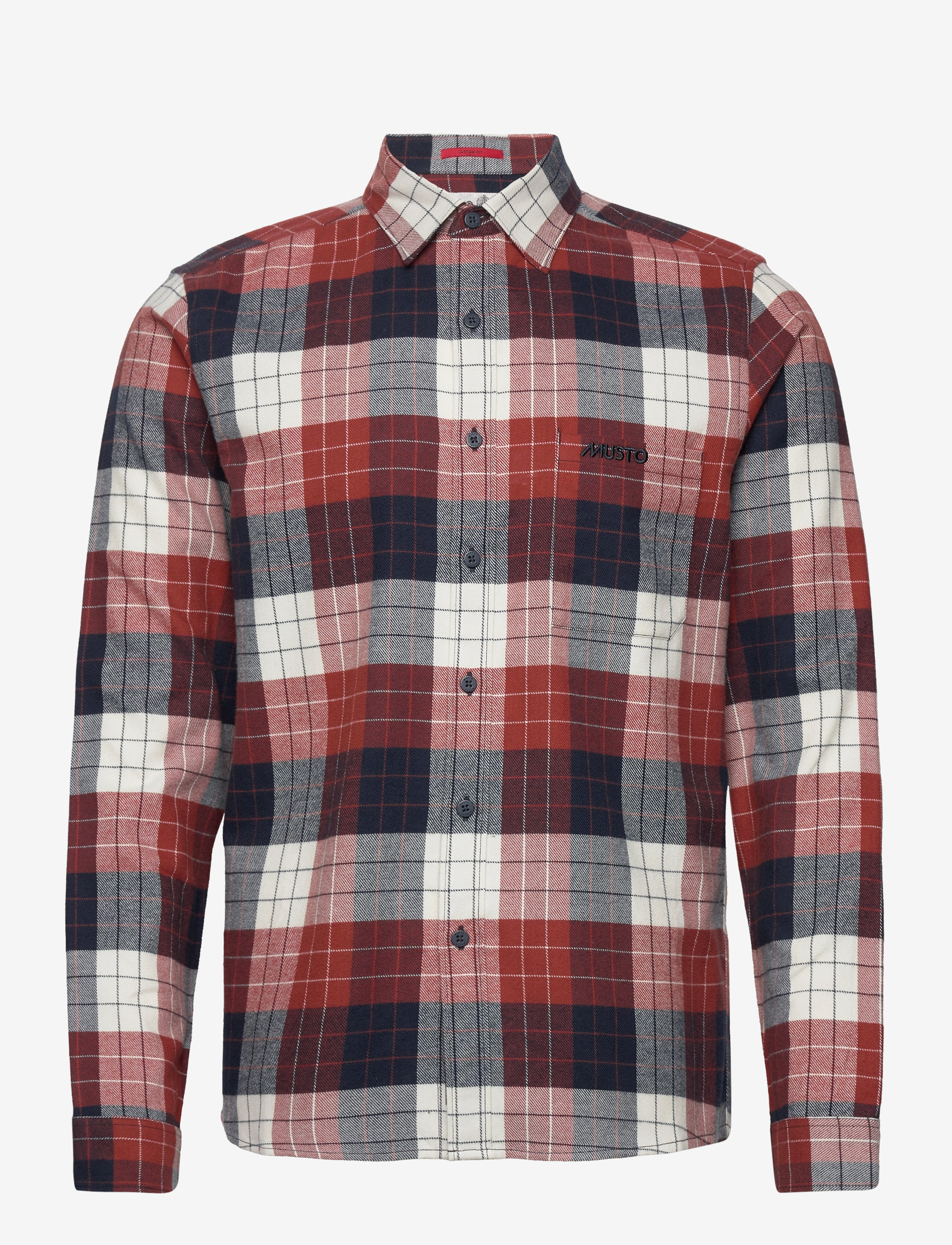 Musto - M MARINA PLAID LS SHIRT - burnt henna - 1