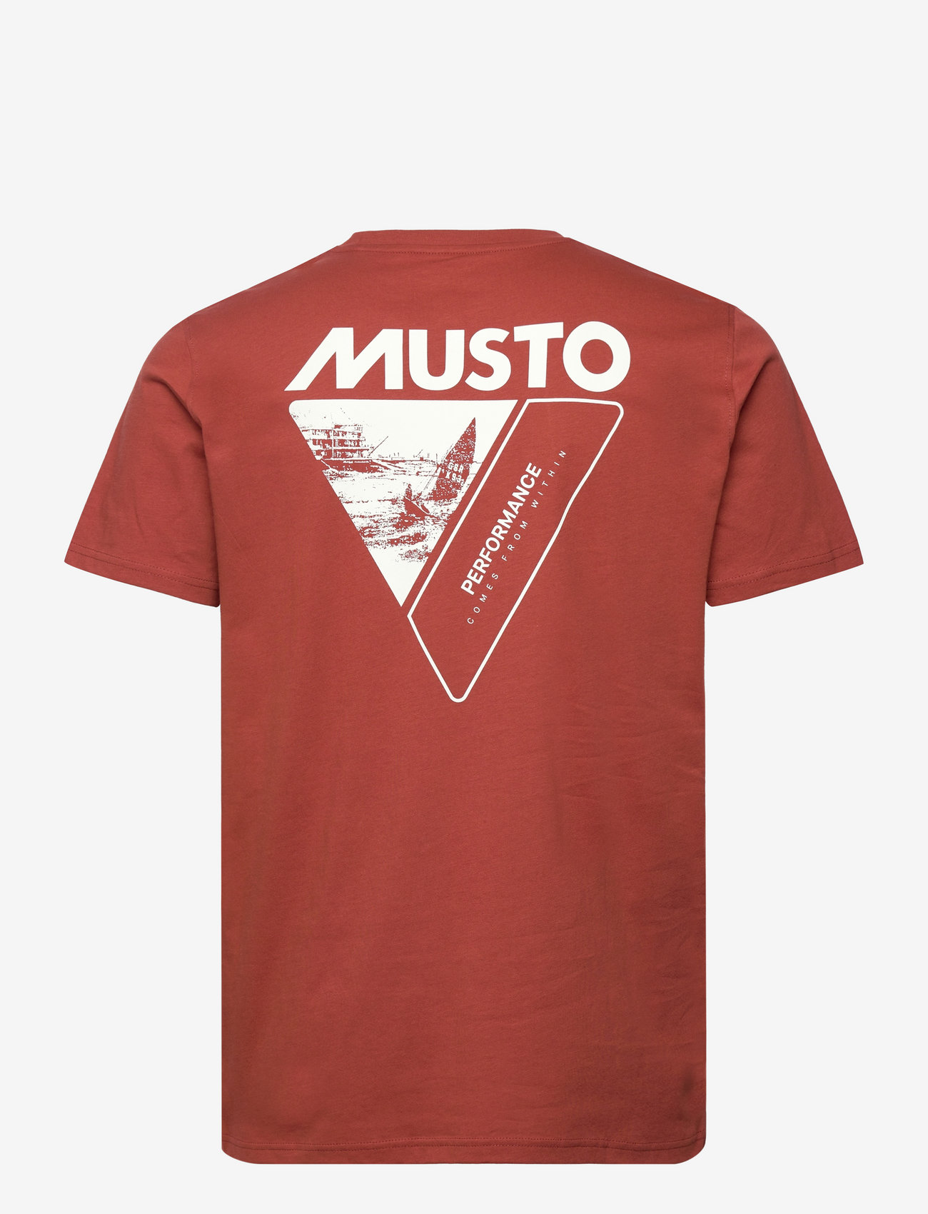 Musto - M SARDINIA GRAPHIC TEE - 233 burnt henna - 3
