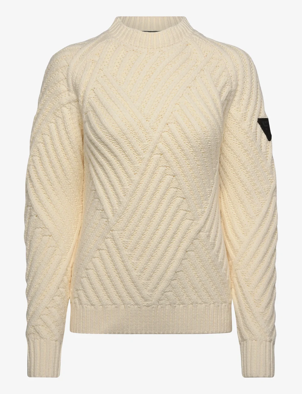 Musto - W MARINA HIGH CREW NECK KNIT - megzti drabužiai - antique sail - 0