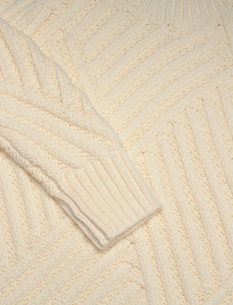 Musto - W MARINA HIGH CREW NECK KNIT - sweatshirts - antique sail - 2