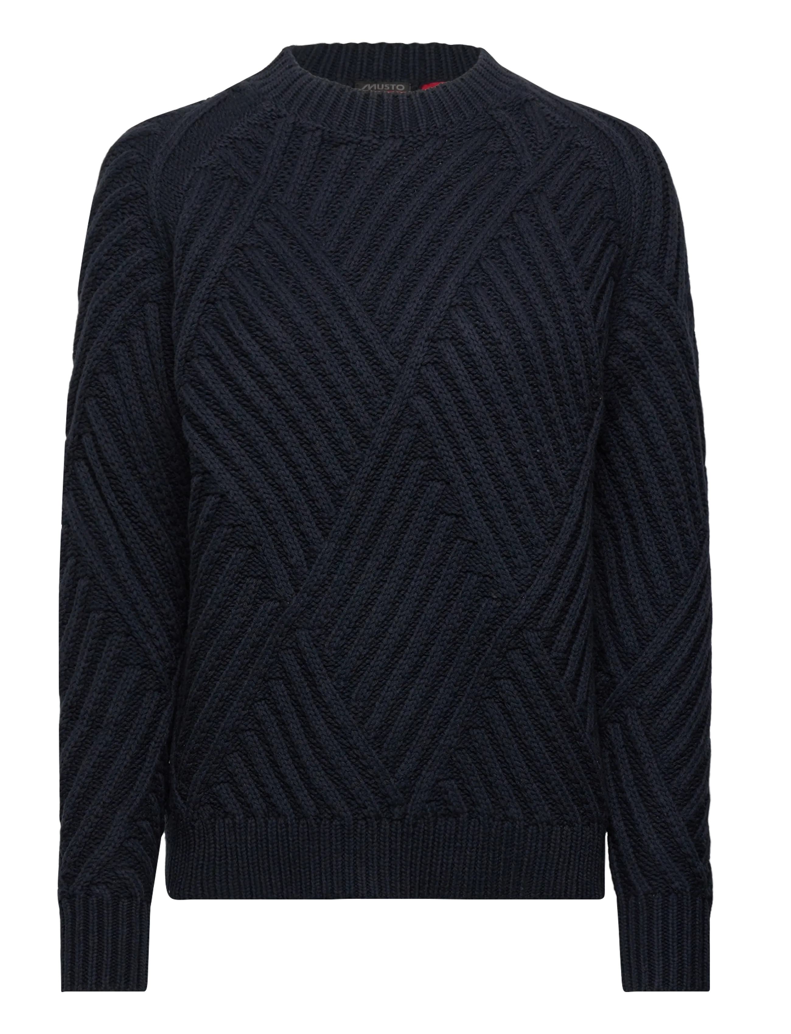 Musto W Marina High Crew Neck Knit, S, Sport Sweatshirts & Hoodies, Marineblau - Knitwear, Frauen