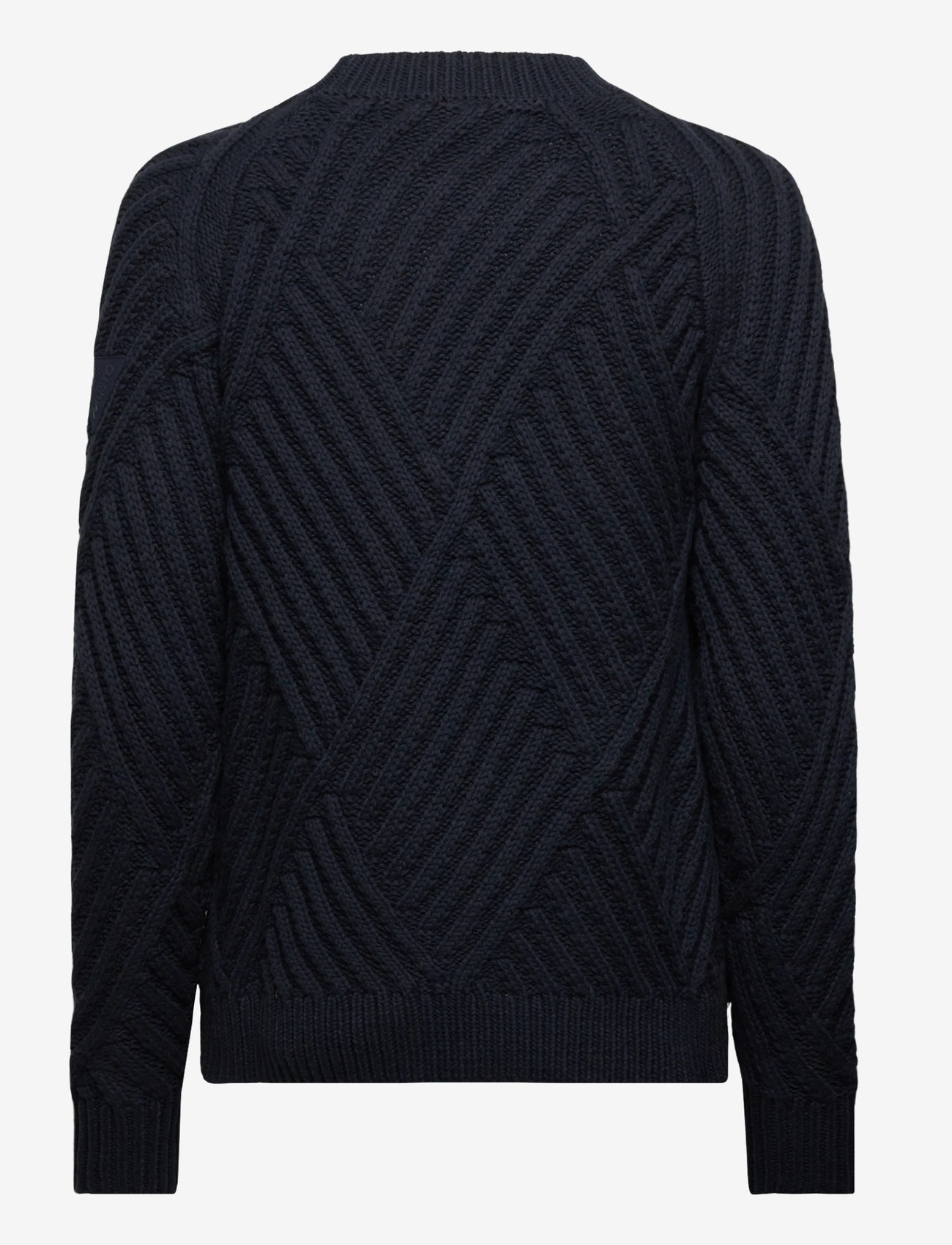 Musto - W MARINA HIGH CREW NECK KNIT - sweatshirts - navy - 1
