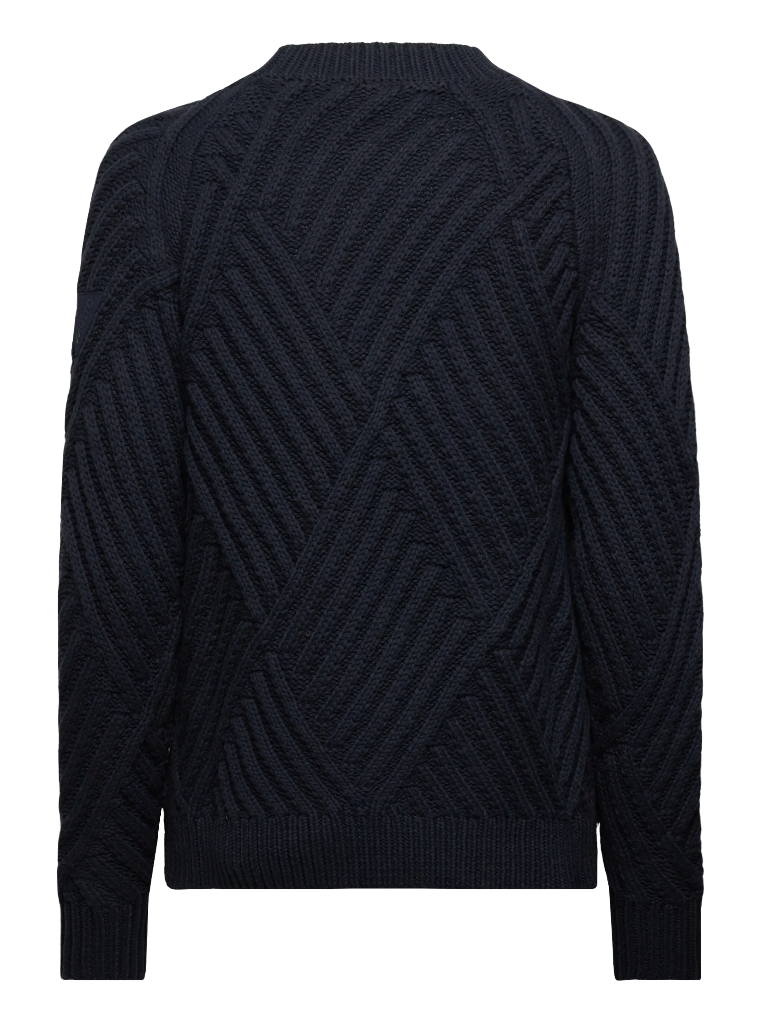 Musto - W MARINA HIGH CREW NECK KNIT - dressipluusid ja pusad - navy - 1
