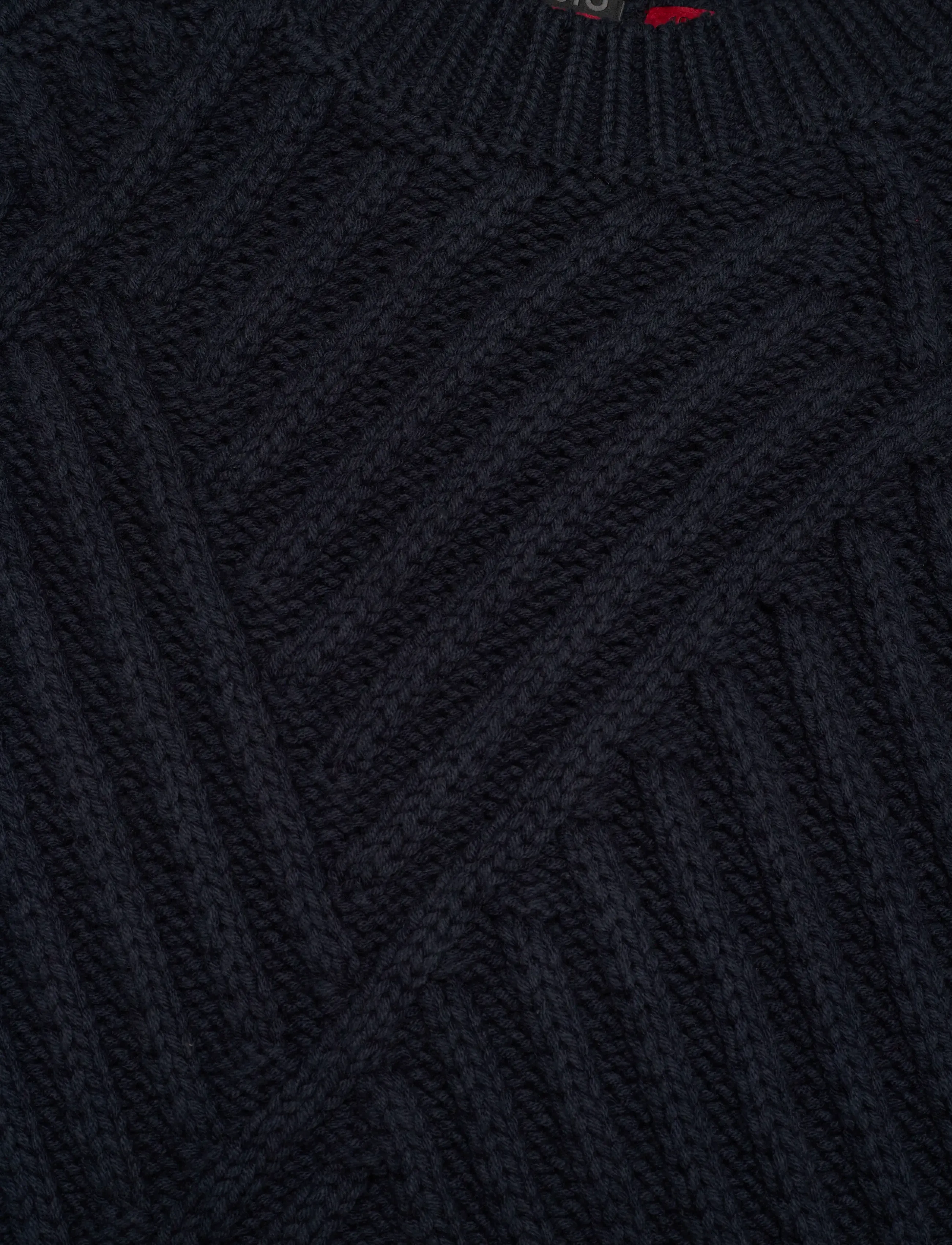 Musto - W MARINA HIGH CREW NECK KNIT - dressipluusid ja pusad - navy - 2