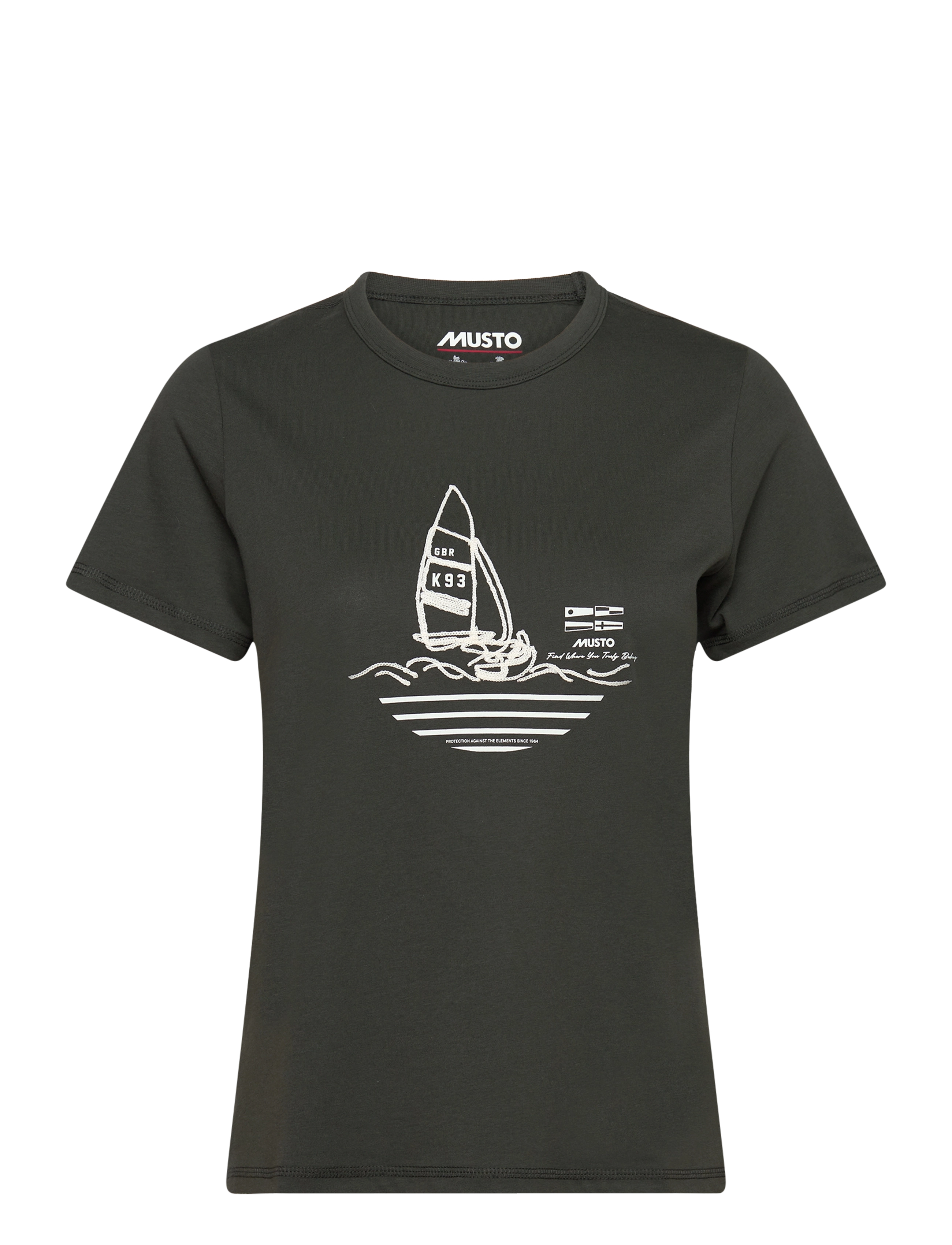 Musto W Marina Graphic Ss Tee – t-shirty – kupuj w Booztlet