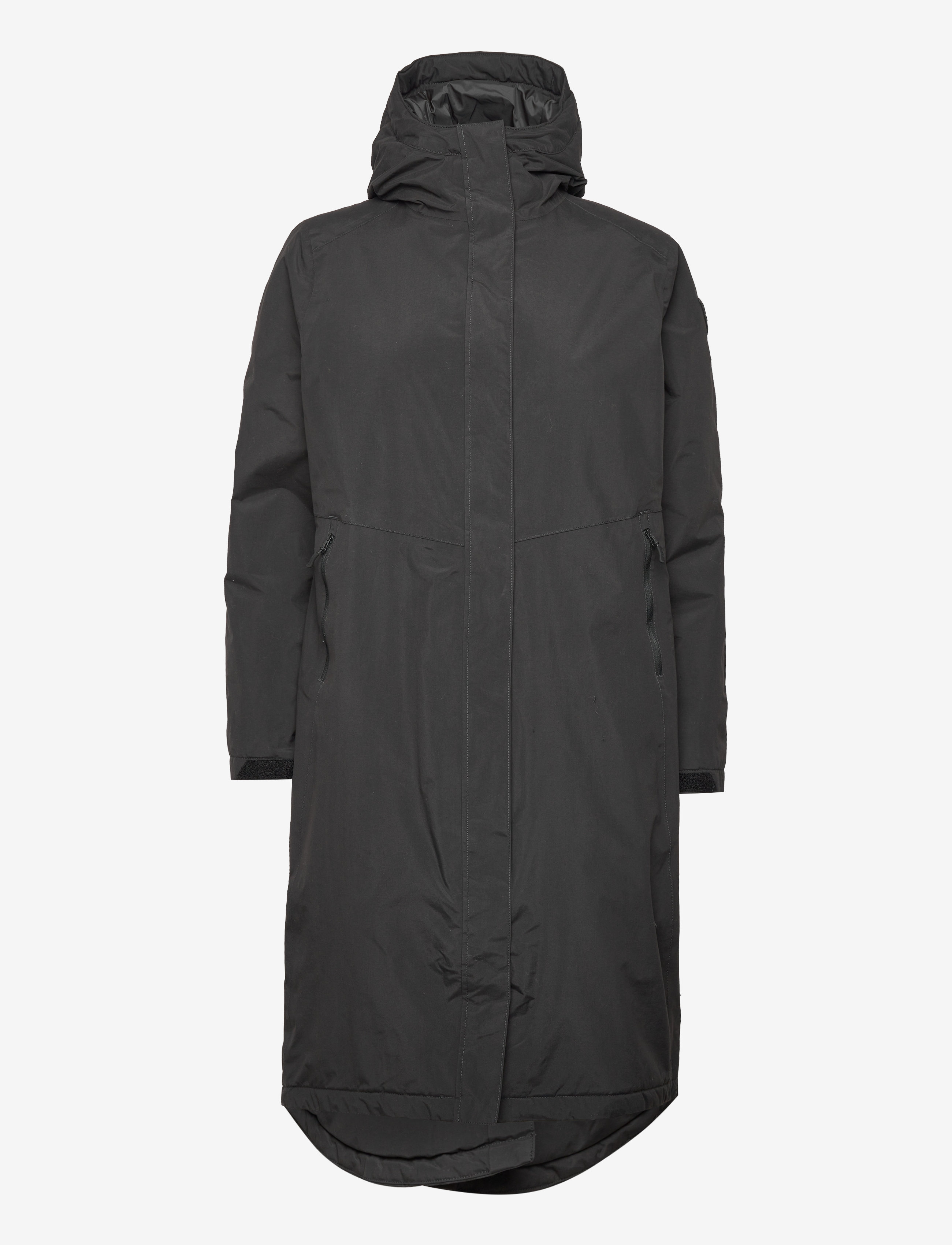 Musto W Corsica Pl Longline Parka, M, Oberbekleidung, Schwarz - Parka Coats, Frauen