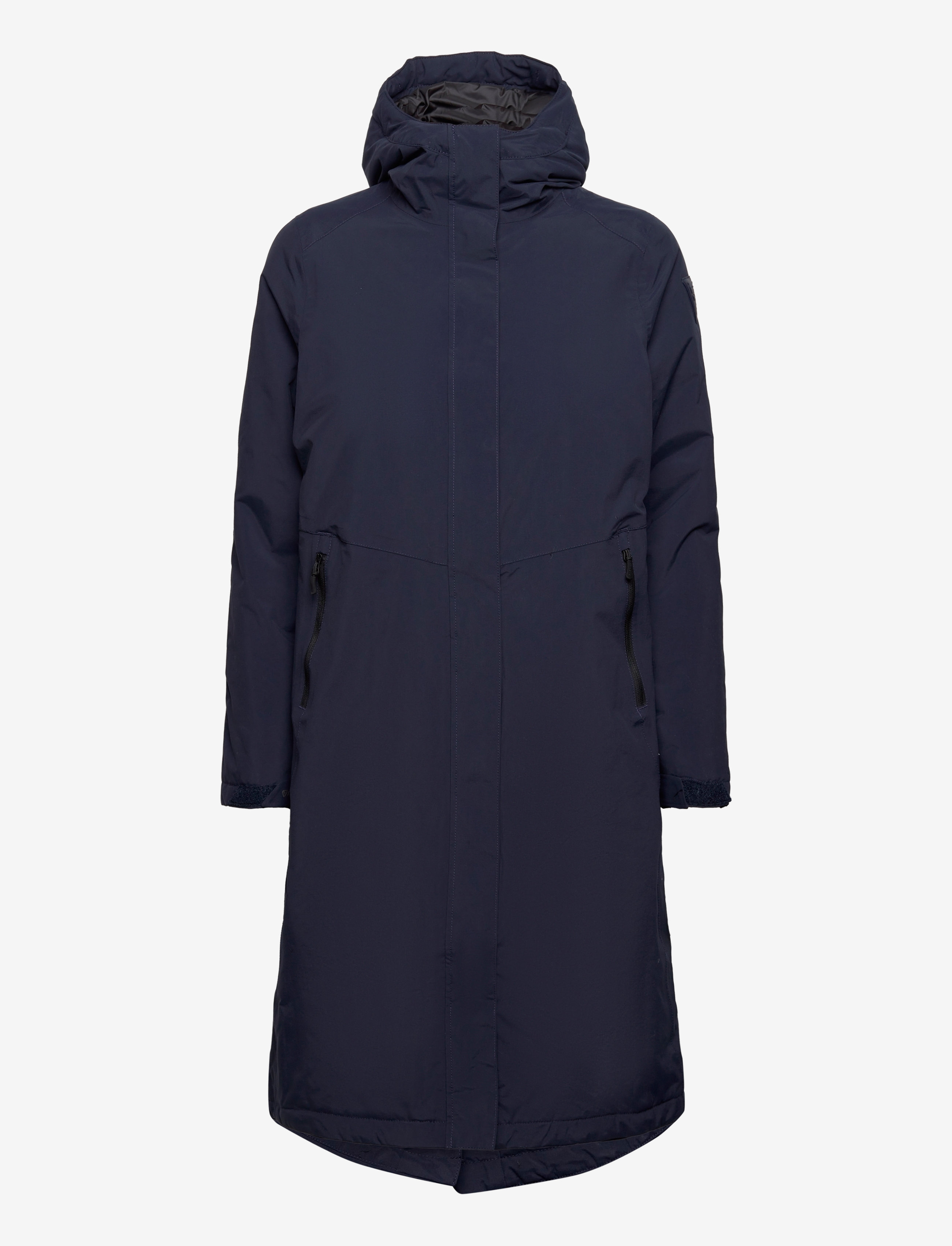Musto W Corsica Pl Longline Parka, M, Oberbekleidung, Marineblau - Parka Coats, Frauen