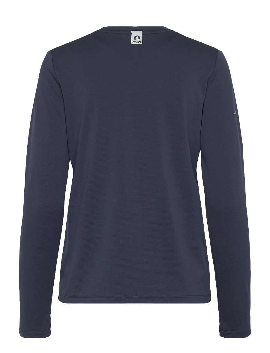 Musto - W EVO CREW SUNBLOCK LS TEE - alussärgid ja t-särgid - navy - 1
