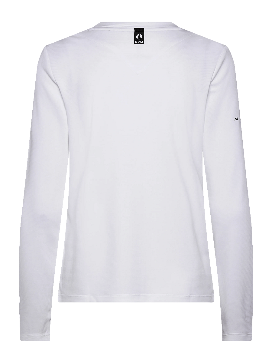 Musto - W EVO CREW SUNBLOCK LS TEE - alussärgid ja t-särgid - white - 1