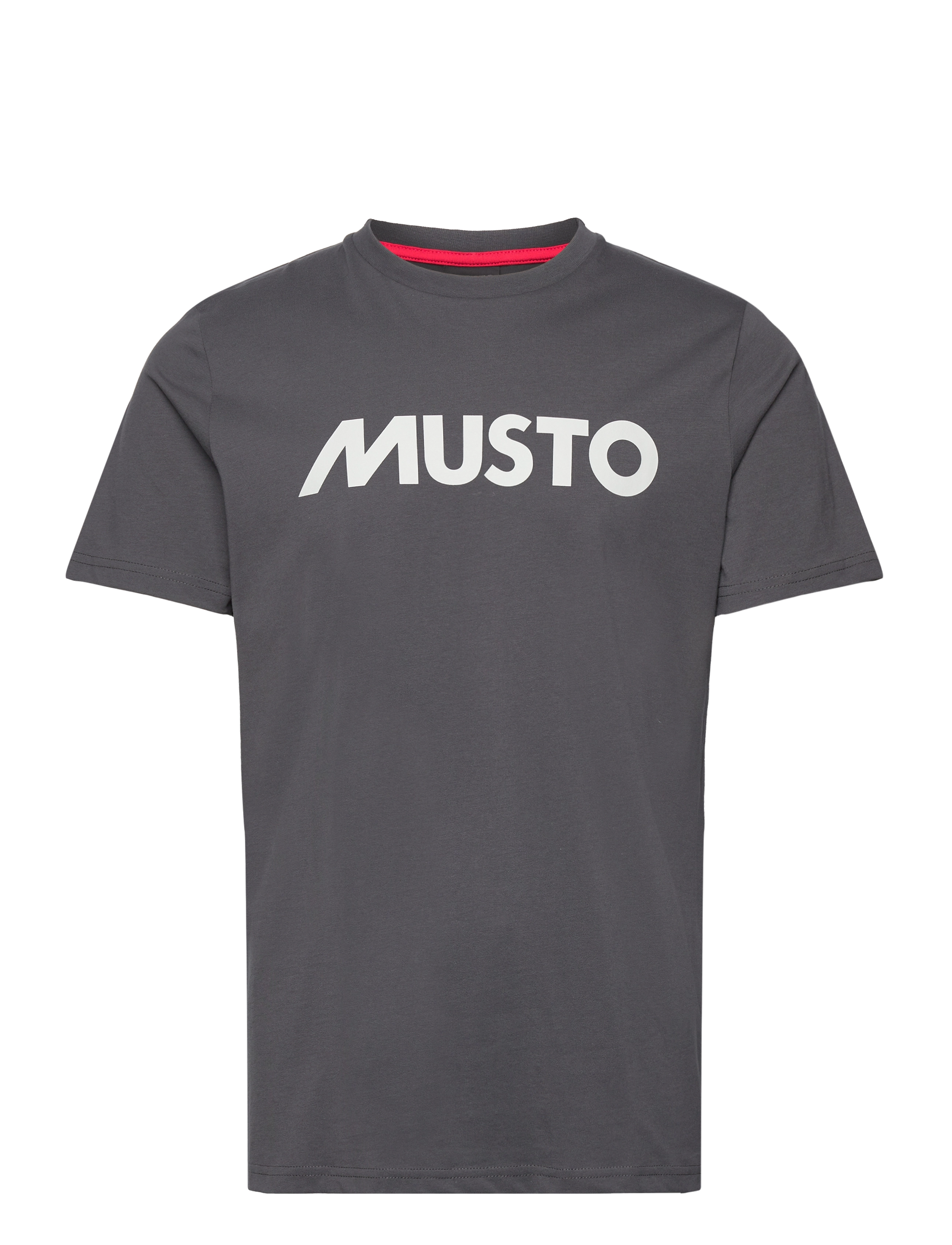 M MUSTO LOGO SS TEE - CARBON