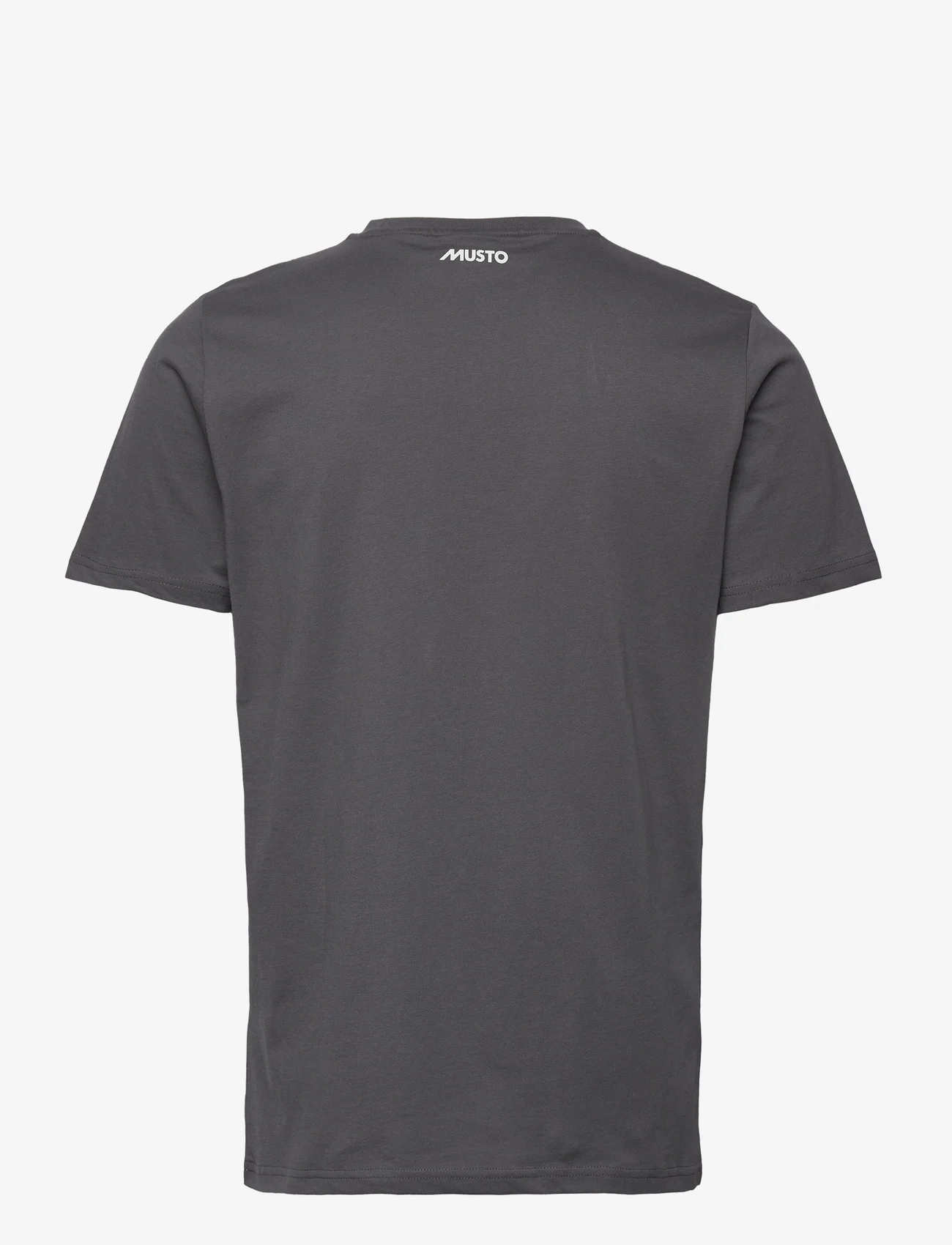 Musto - M MUSTO LOGO TEE - short-sleeved t-shirts - carbon - 1