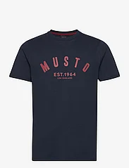 Musto - M MARINA MUSTO SS TEE - short-sleeved t-shirts - navy - 0