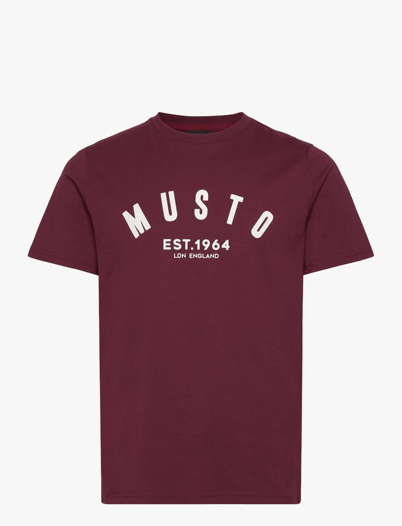 Musto - M MARINA MUSTO SS TEE - short-sleeved t-shirts - windsor wine - 0