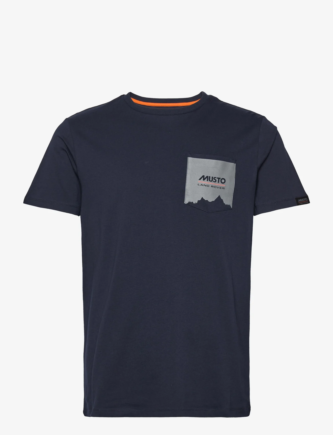 Musto - LR MUSTO POCKET TEE - short-sleeved t-shirts - navy - 0