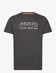 Musto - M LR LOGO SS TEE 2.0 - short-sleeved t-shirts - carbon - 0