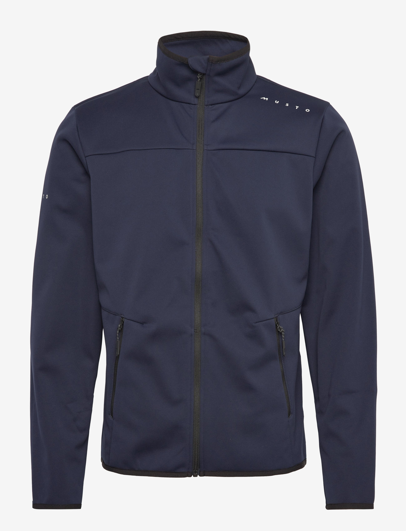 Musto - M EVO CREW SOFTSHELL JKT - outdoor jackets - navy - 0