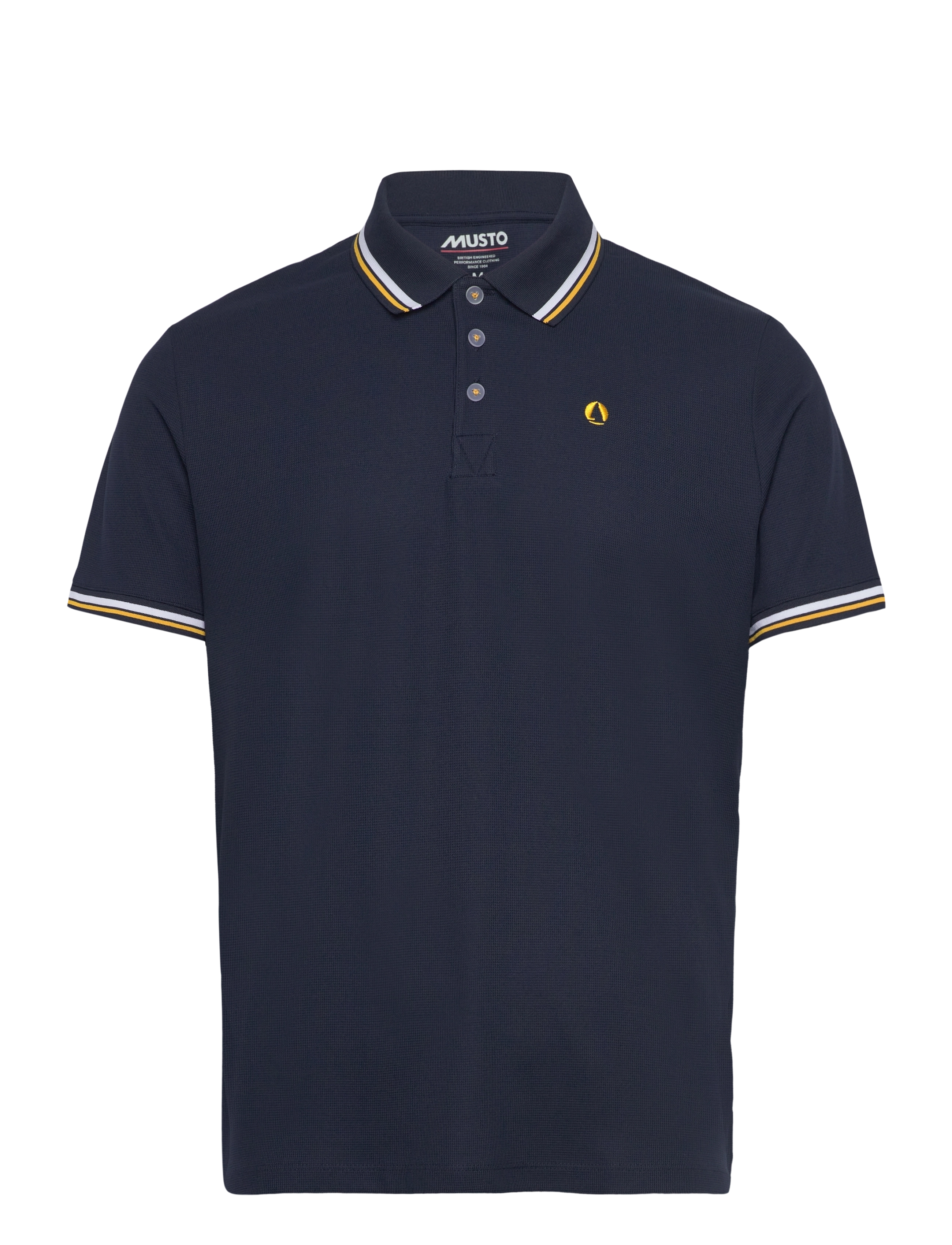 MUSTO M Evo Pro Lite Ss Polo 2.0 Navy - M - Herren