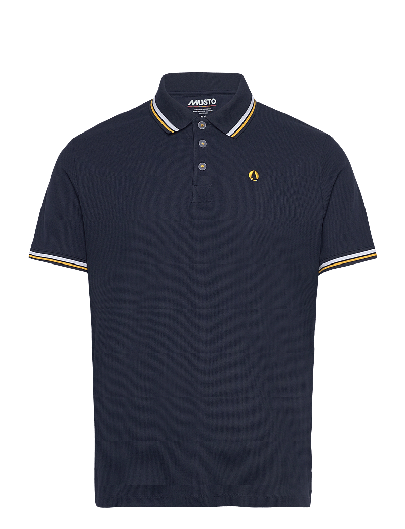 Musto - M EVO PRO LITE SS POLO 2.0 - toppar & t-shirts - navy - 0