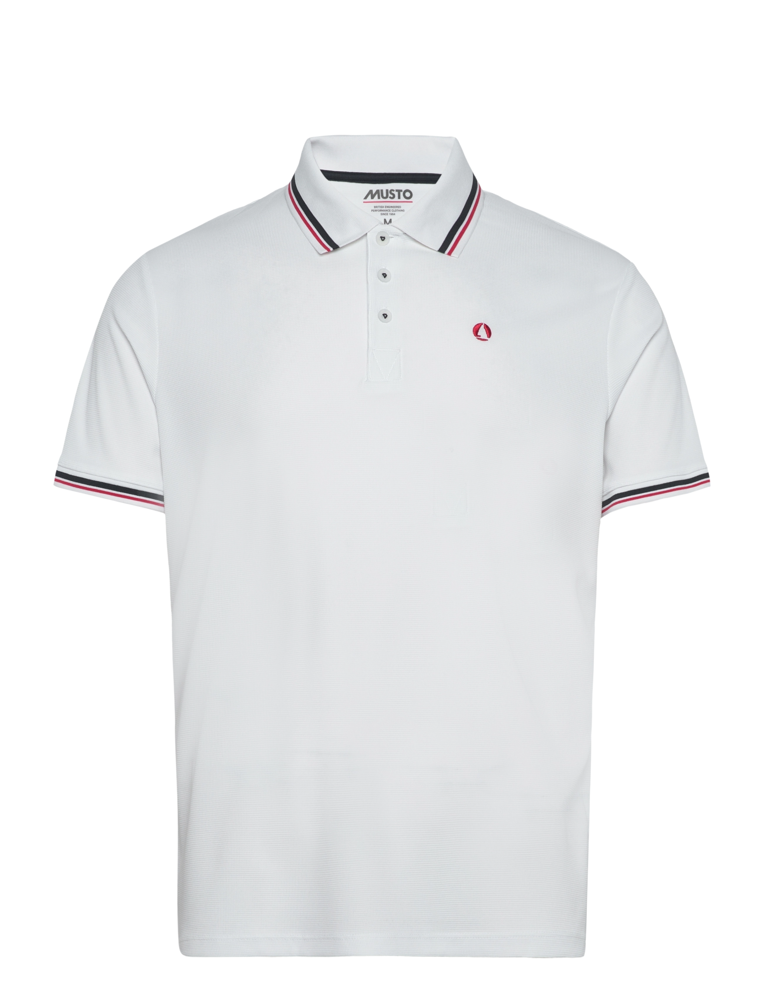 Musto M Evo Pro Lite Ss Polo 2.0, Mænd, Poloshirt, Hvid, Str: M