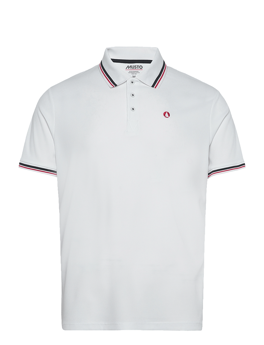 Musto - M EVO PRO LITE SS POLO 2.0 - toppar & t-shirts - white - 0