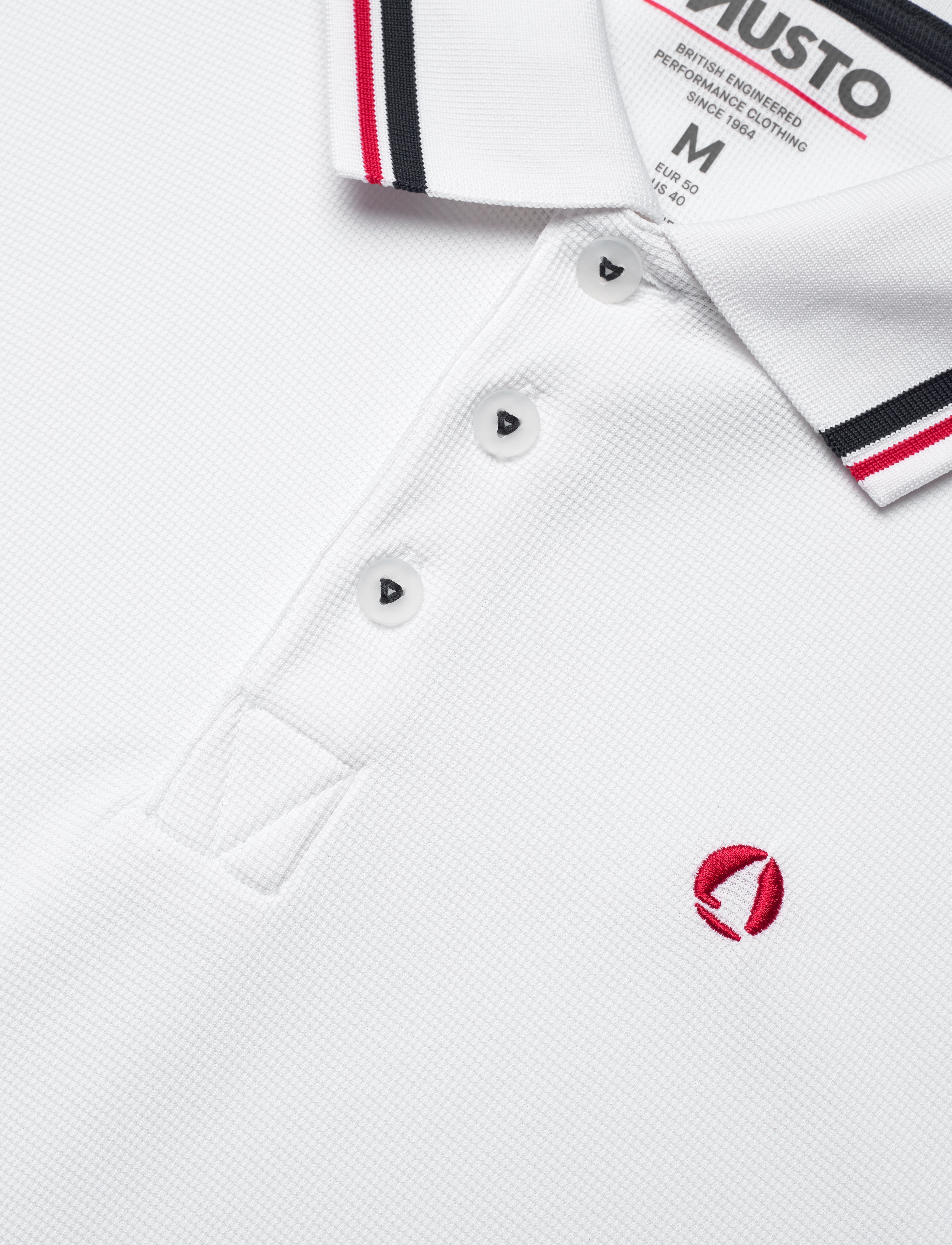 Musto - M EVO PRO LITE SS POLO 2.0 - toppar & t-shirts - white - 2