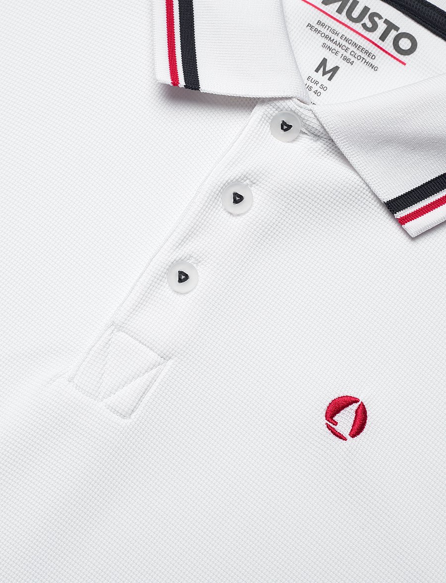 Musto - M EVO PRO LITE SS POLO 2.0 - toppar & t-shirts - white - 2