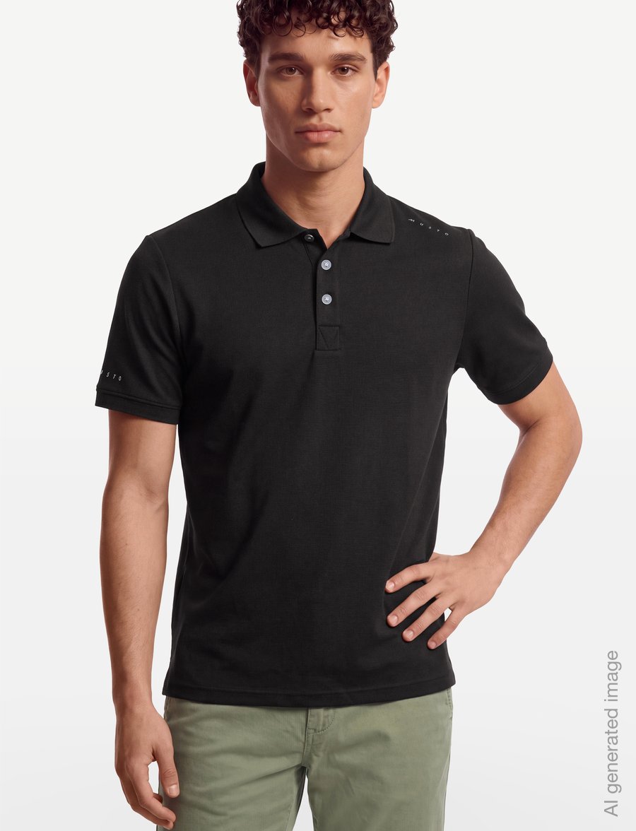 Musto - M EVO CREW PRO LITE POLO - alussärgid ja t-särgid - black - 3