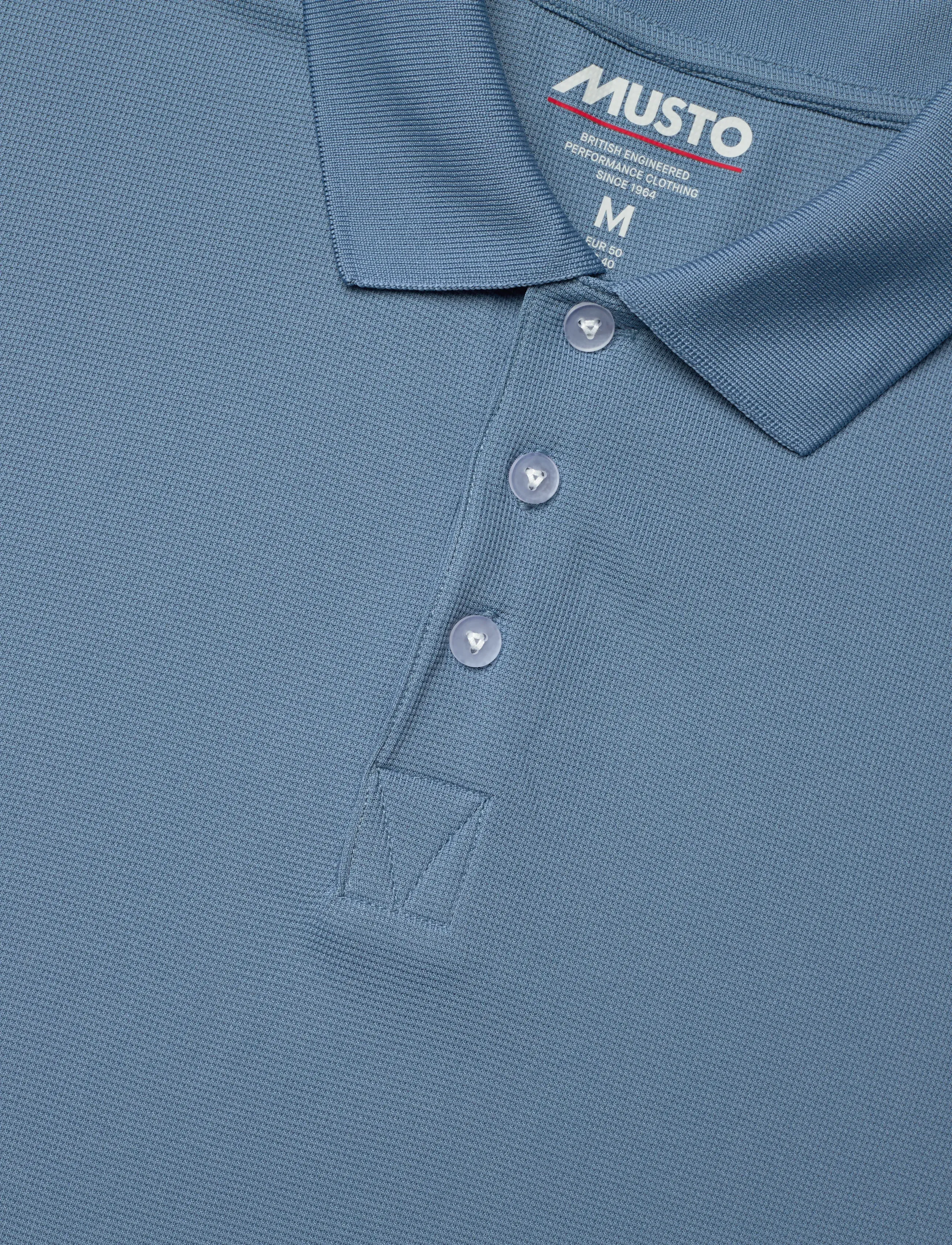 Musto - M EVO CREW PRO LITE POLO - kortærmede poloer - storm cloud - 2