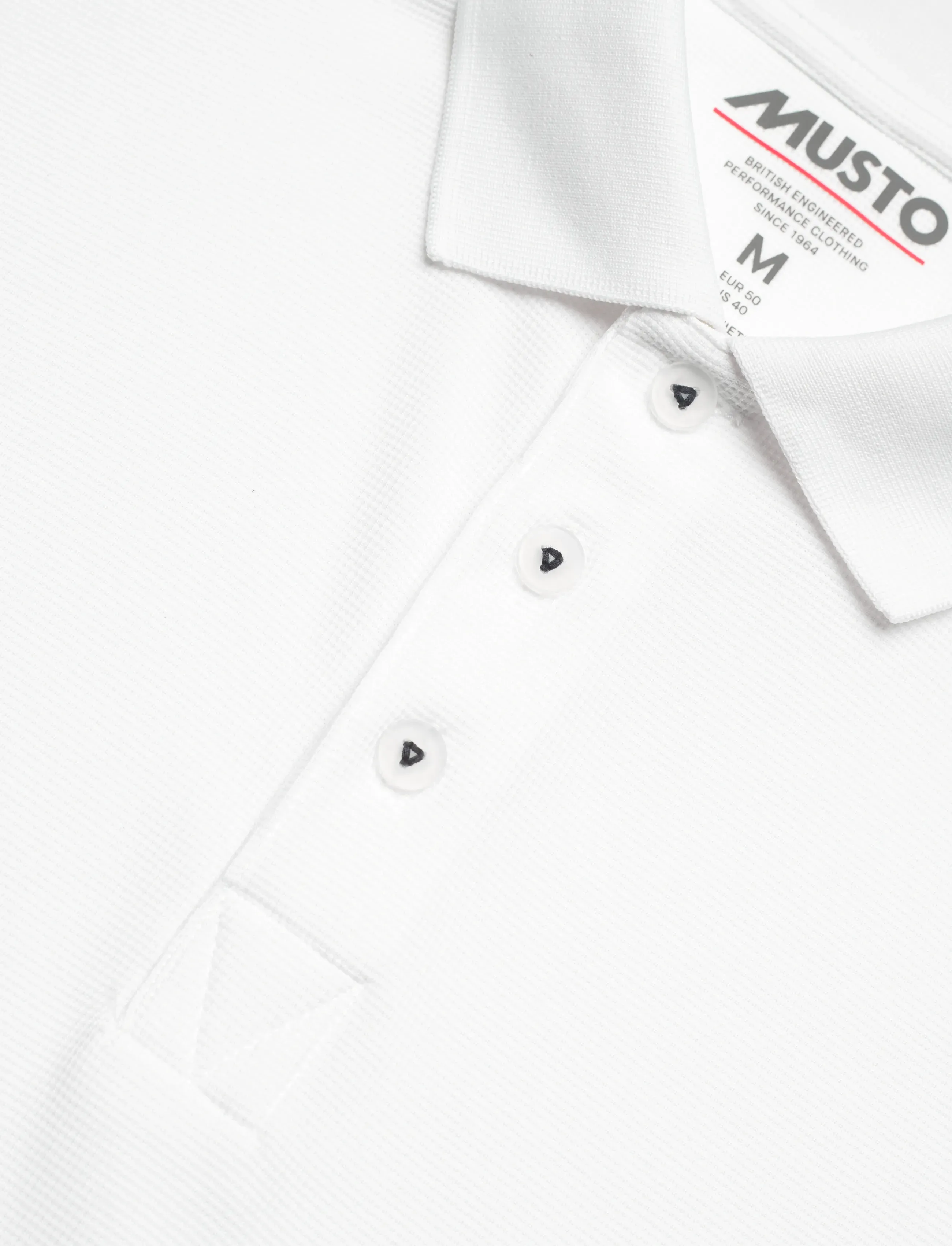 Musto - M EVO CREW PRO LITE POLO - piqueskjorter - white - 2