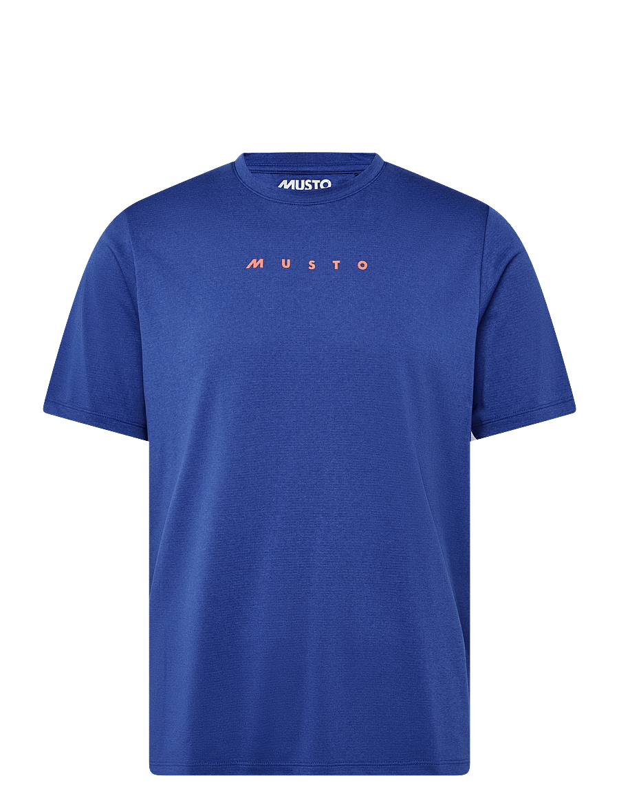 Musto - M EVO SUNBLOCK YACHT SS TEE - oberteile & t-shirts - mazarine bl - 0