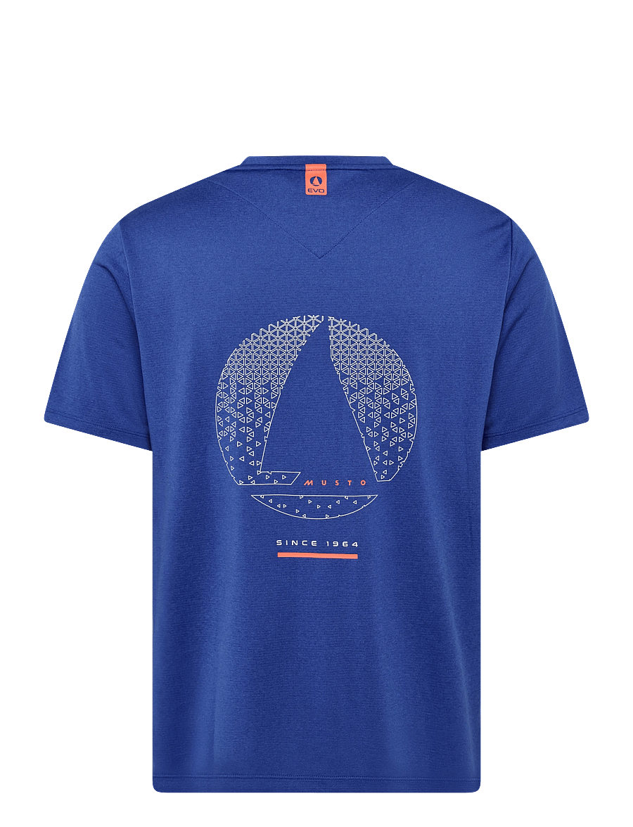 Musto - M EVO SUNBLOCK YACHT SS TEE - oberteile & t-shirts - mazarine bl - 1