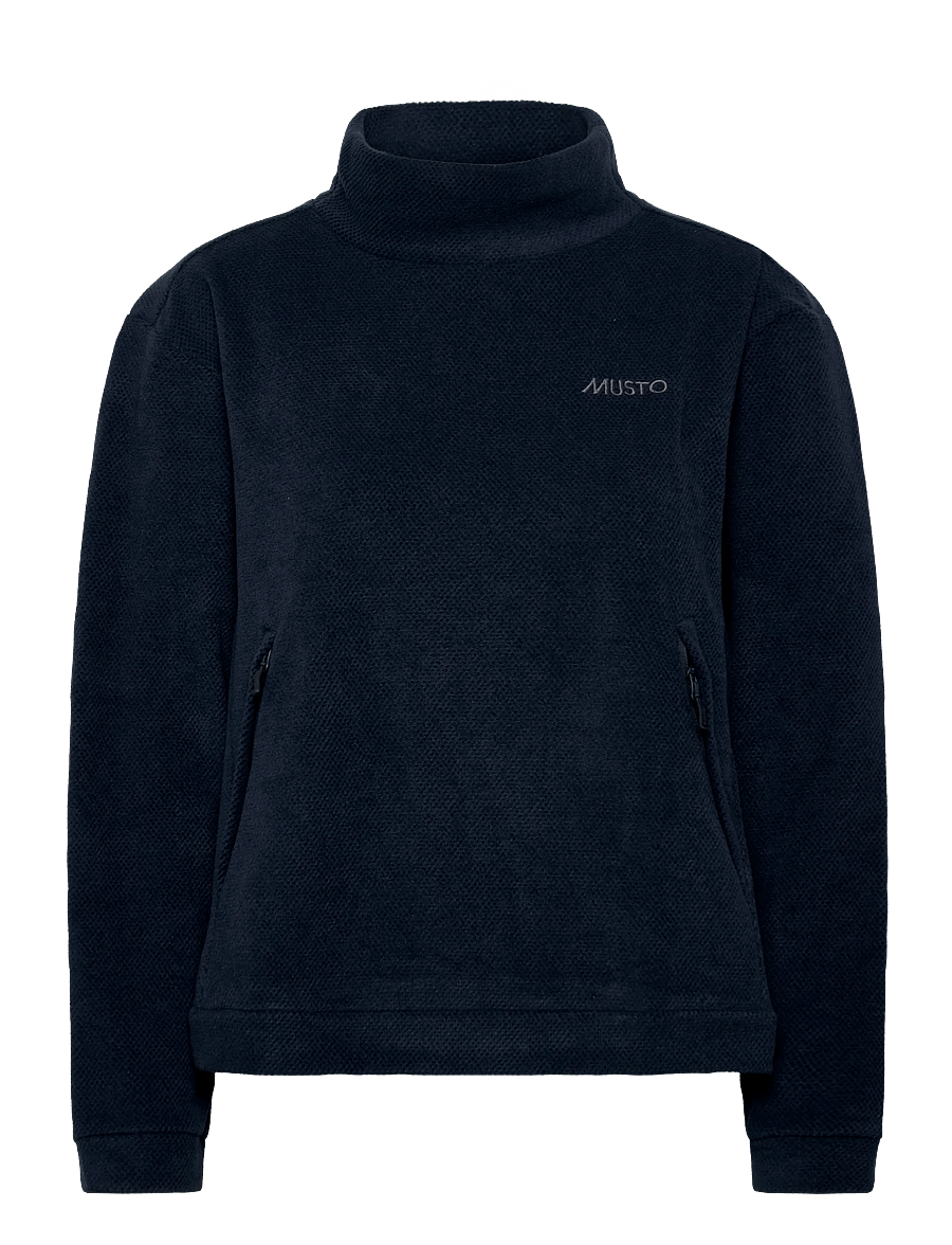 Musto - W CLASSIC FLEECE PULLOVER - sweats et sweats à capuche - navy - 0