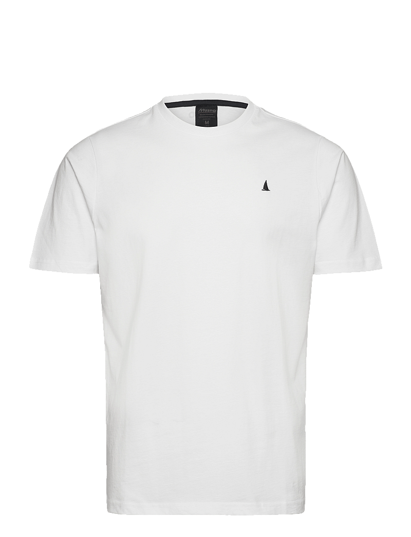 Musto - M ORIGINAL SS TEE - alussärgid ja t-särgid - white - 0