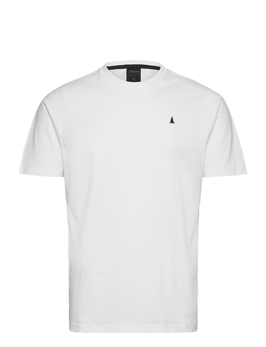 Musto - M ORIGINAL SS TEE - oberteile & t-shirts - white - 0