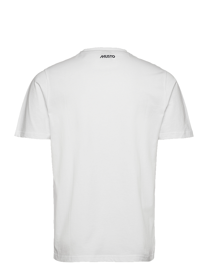 Musto - M ORIGINAL SS TEE - alussärgid ja t-särgid - white - 1