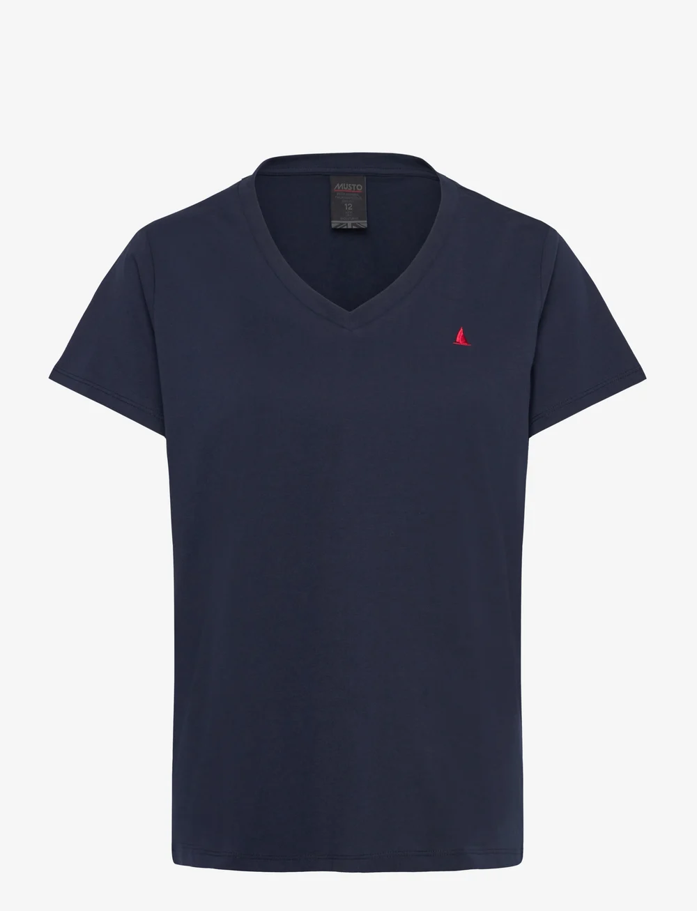 Musto - W ORIGINAL V NECK SS TEE - t-shirts - navy - 0