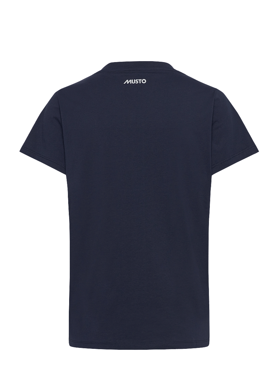 Musto - W ORIGINAL V NECK SS TEE - t-shirts - navy - 1