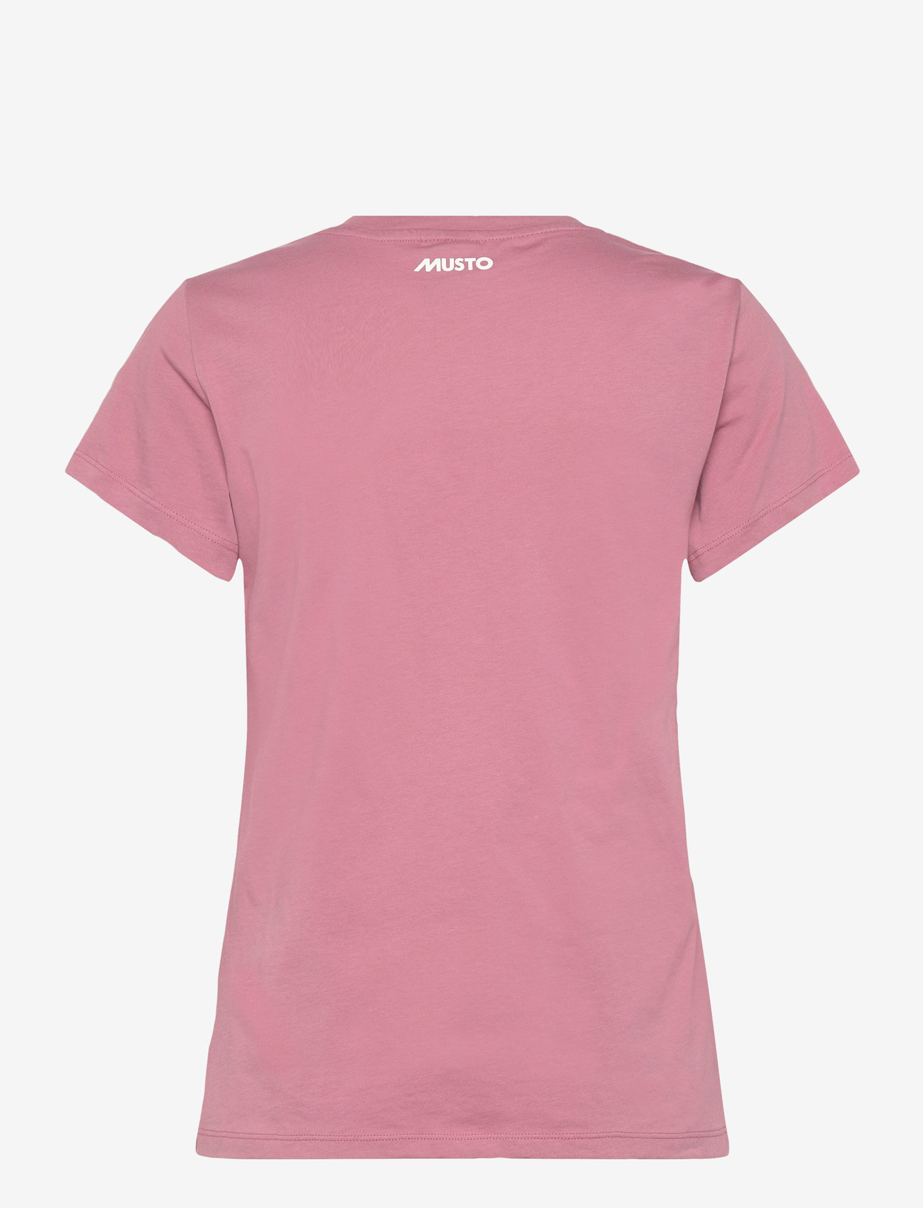 Musto - W ORIGINAL V NECK SS TEE - t-shirts - pink chalk - 1