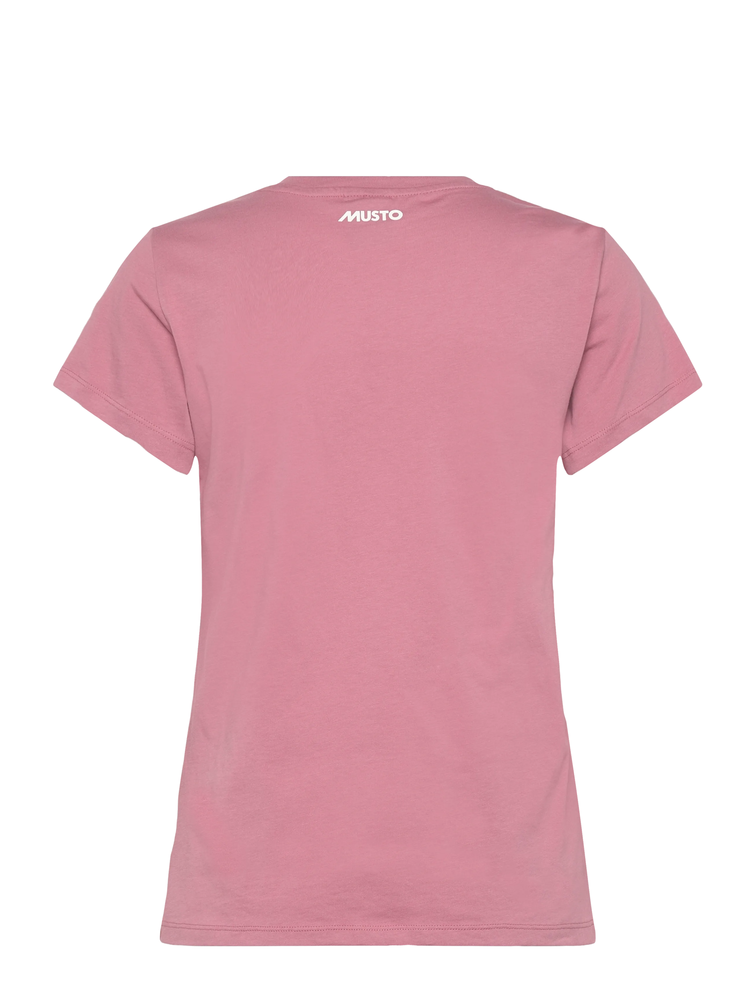 Musto - W ORIGINAL V NECK SS TEE - sportinės palaidinukės - pink chalk - 1