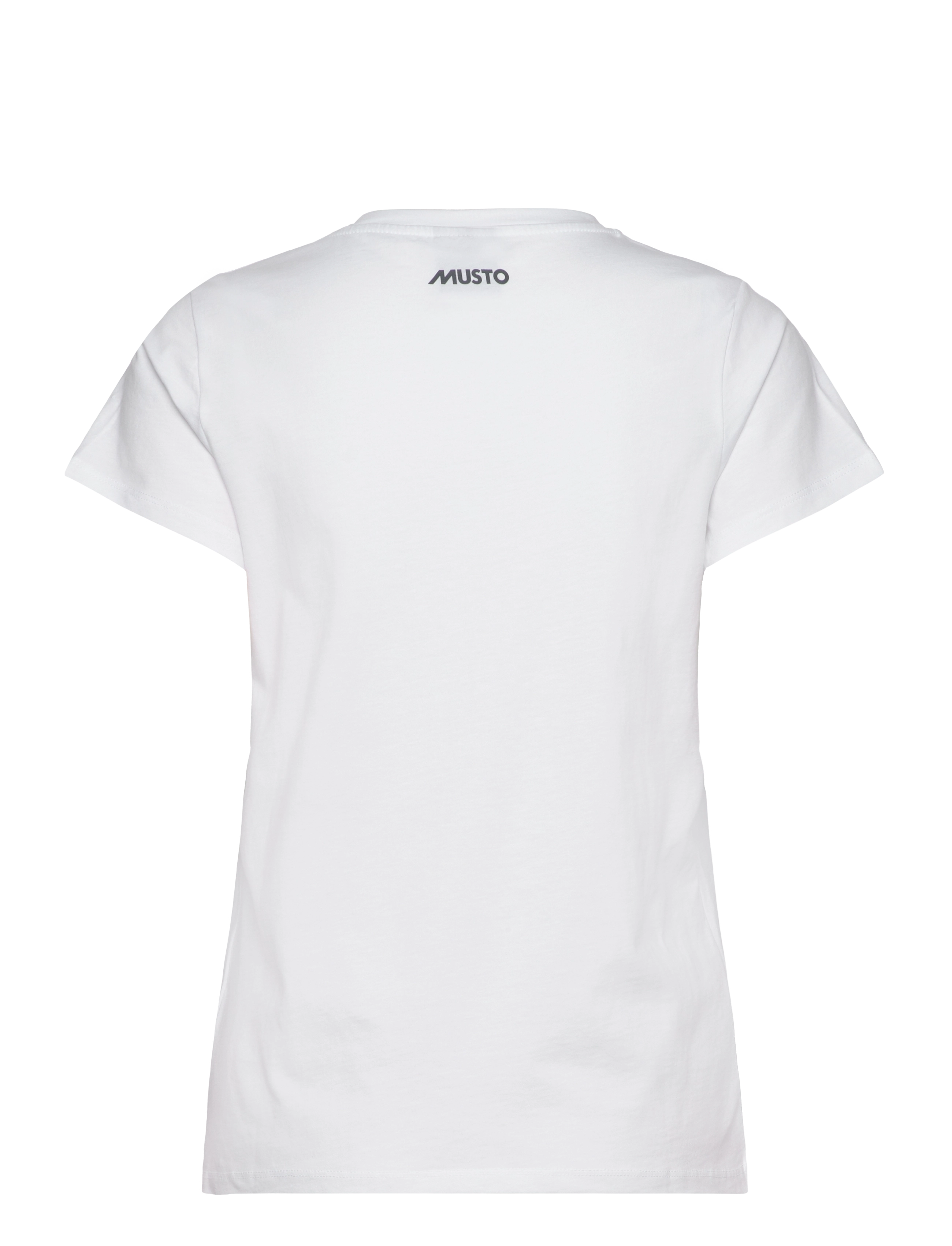Musto - W ORIGINAL V NECK SS TEE - t-shirts - white - 1