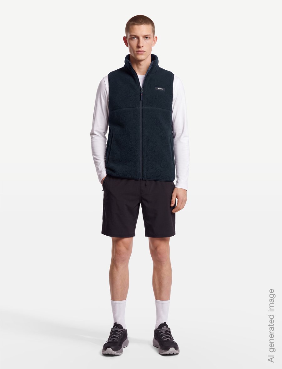 Musto - M COVE DEEP PILE FLEECE VEST - fleece & midlayer - navy - 0