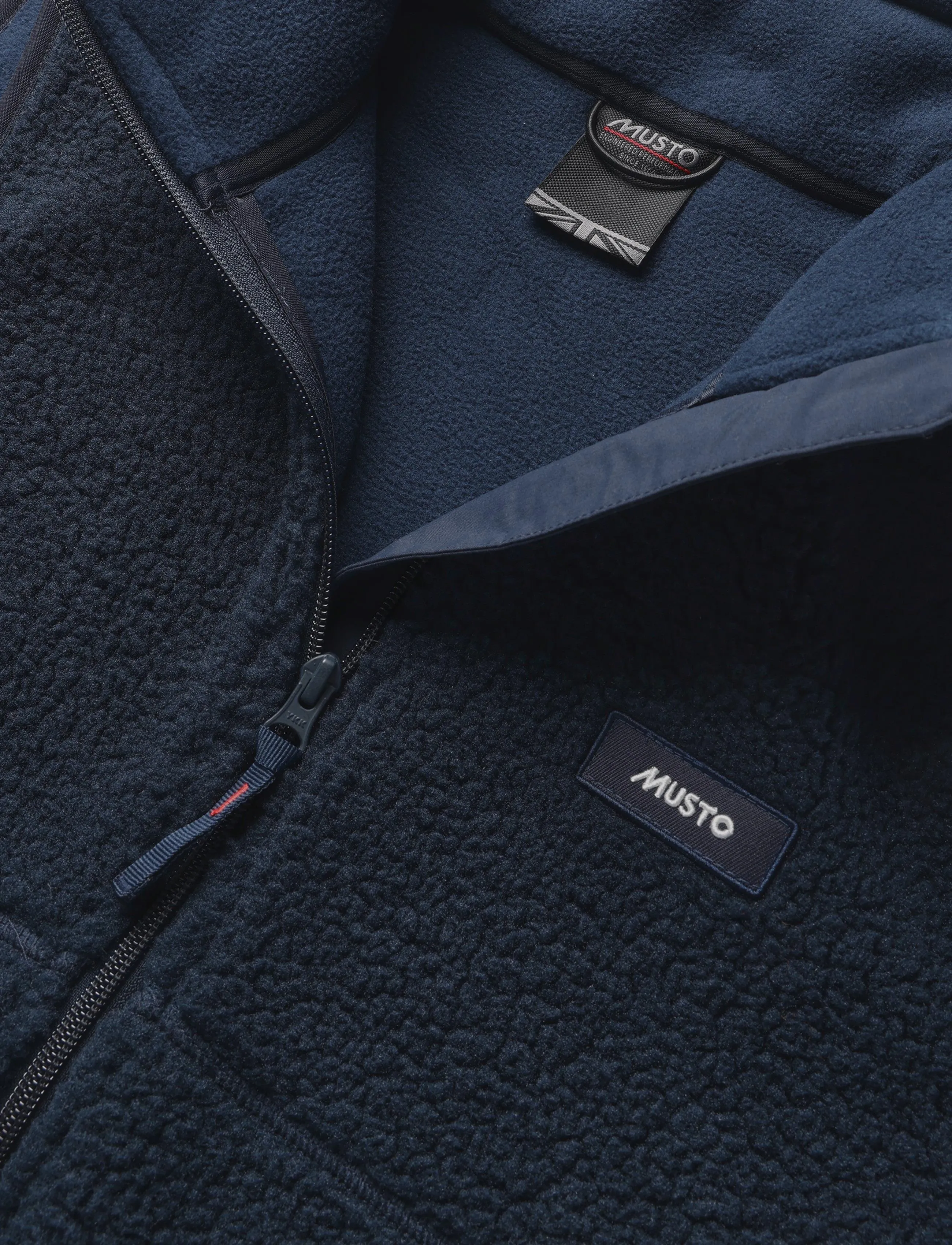 Musto - M COVE DEEP PILE FLEECE VEST - autumn savings - navy - 2