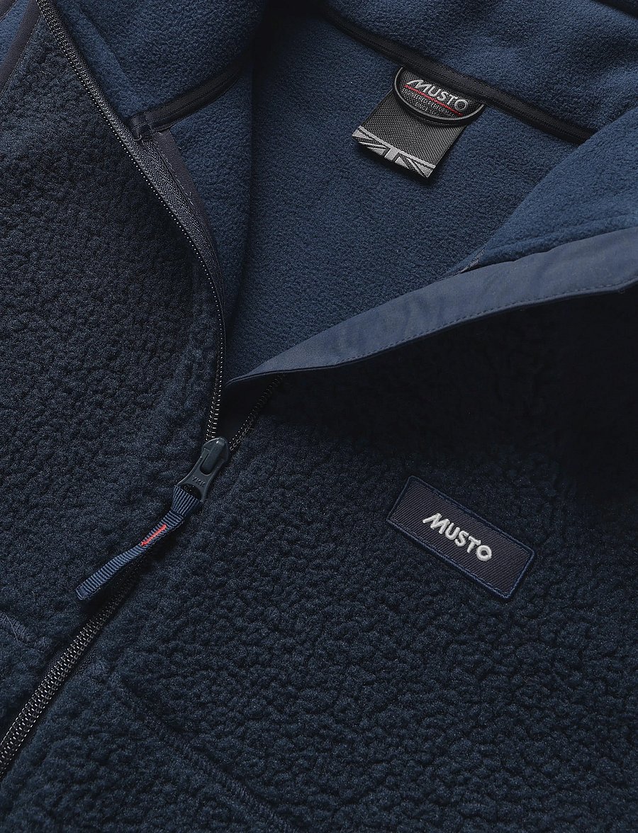 Musto - M COVE DEEP PILE FLEECE VEST - kampsunid ja vahekihid - navy - 2