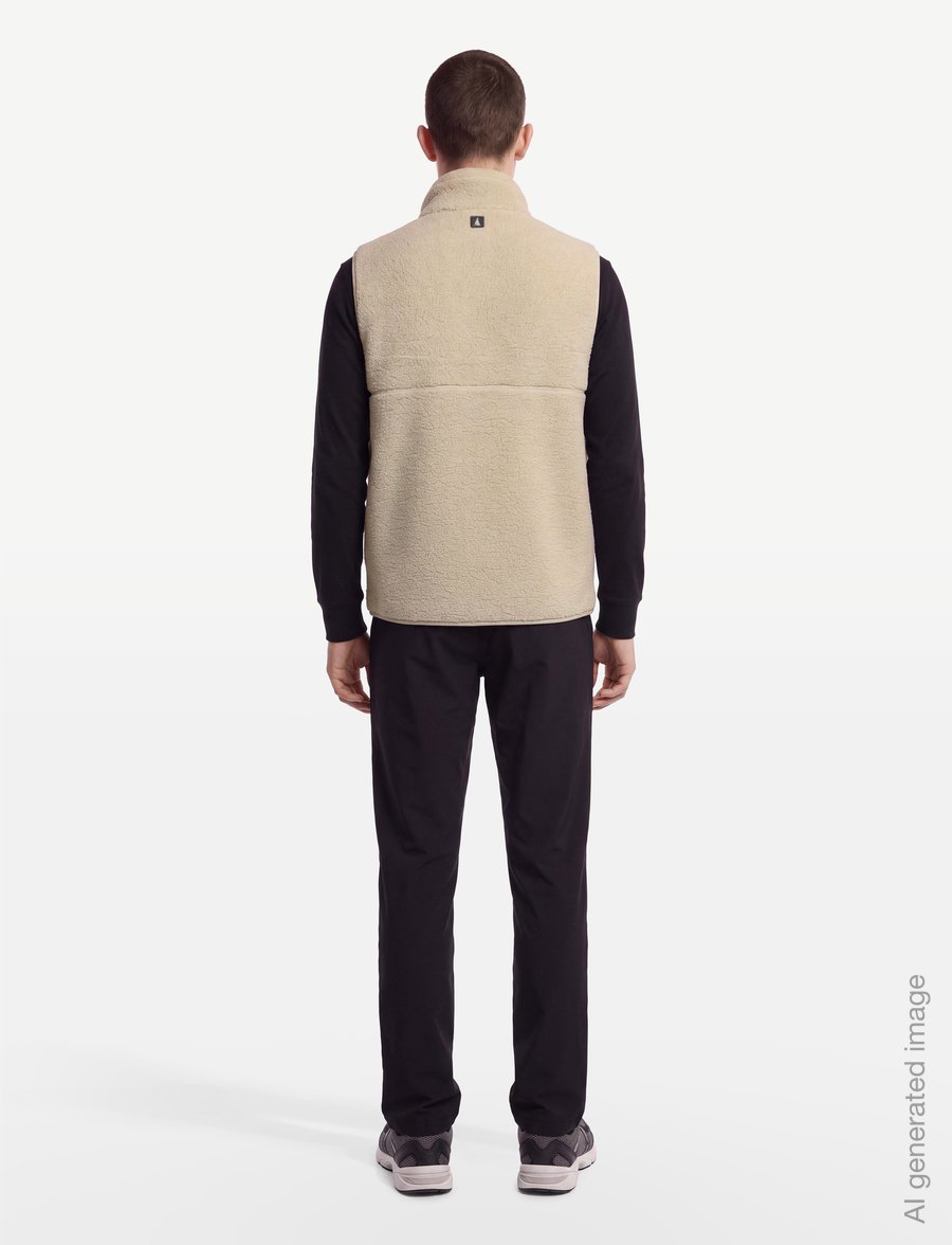 Musto - M COVE DEEP PILE FLEECE VEST - fleece og mellemlag - pure cashmere - 4