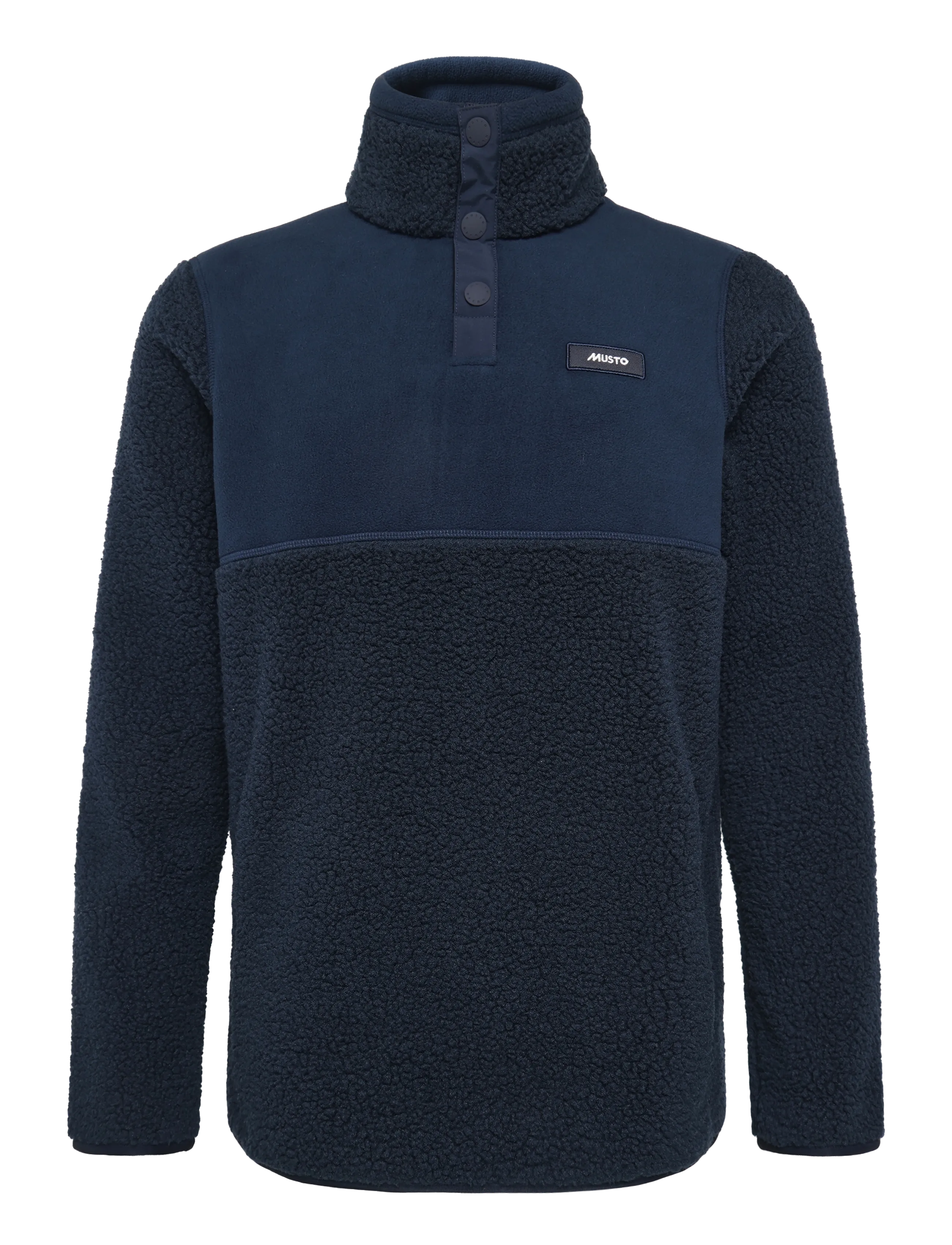 Musto M COVE DEEP PILE FLEECE - Fleece-Pullover - NAVY / navy