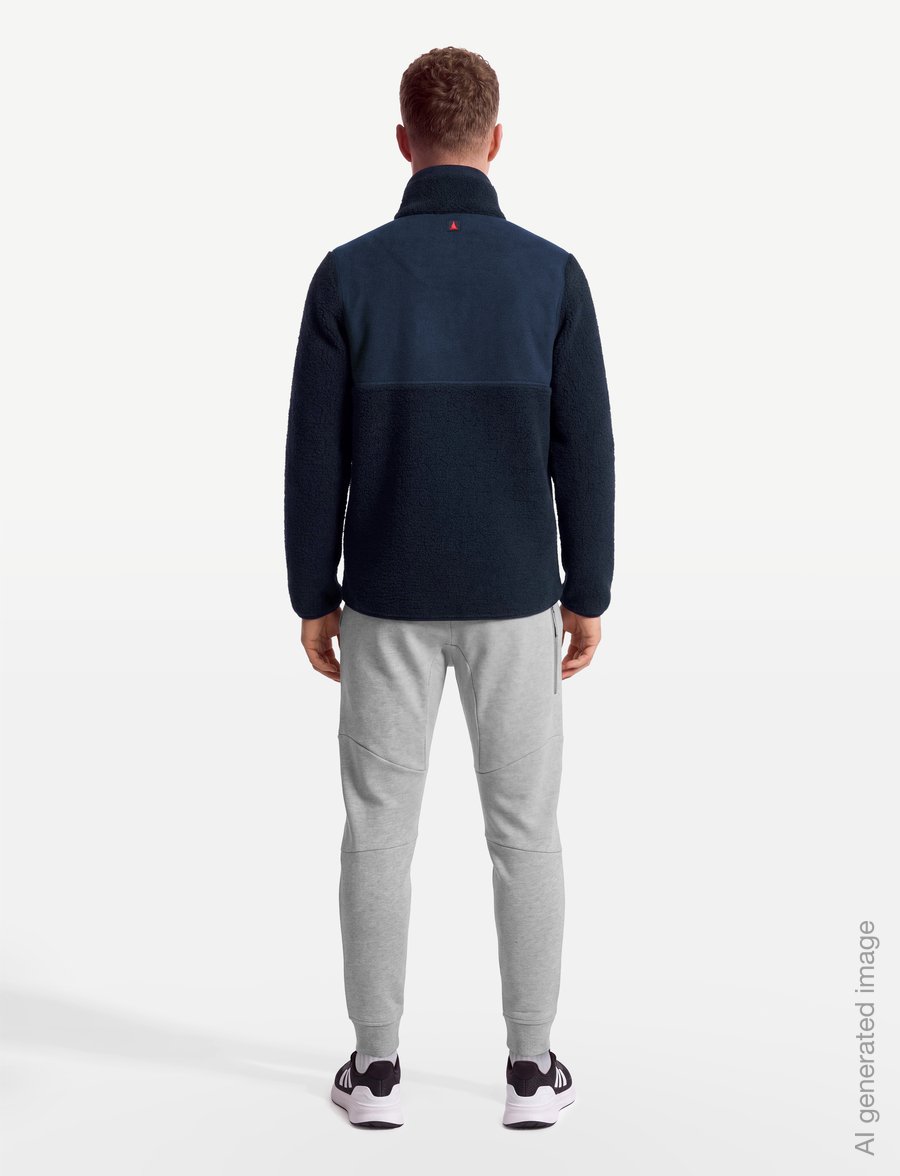 Musto - M COVE DEEP PILE FLEECE - teddy-pusad - navy - 4
